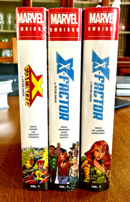 X-Factor Omnibus Volumes  1, 2 and 3-Peter David HC New Sealed