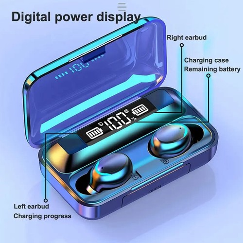 NEW! M10 Wireless Earbuds Bluetooth 5.1 TWS 2200mAh Charging Box in Ear phones - Photo 9/15
