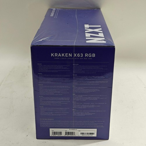 New NZXT Kraken X63 RGB 280MM Liquid Cooler RL-KRX63-R1 - Picture 4 of 6