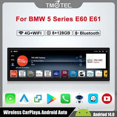 14,9'' Android Autoradio 8-Kern 4G LTE Für BMW 5series E60 E61 CCC HD IPS Display