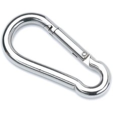 Spring Hooks, Snap Hooks, Carabiners, 1/4" : 25, 50, 100 and 500 pcs