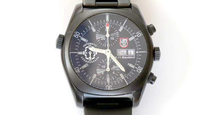 LUMINOX Watch SR-71 Blackbird Self-winding Valjoux 7750 Stainless Steel