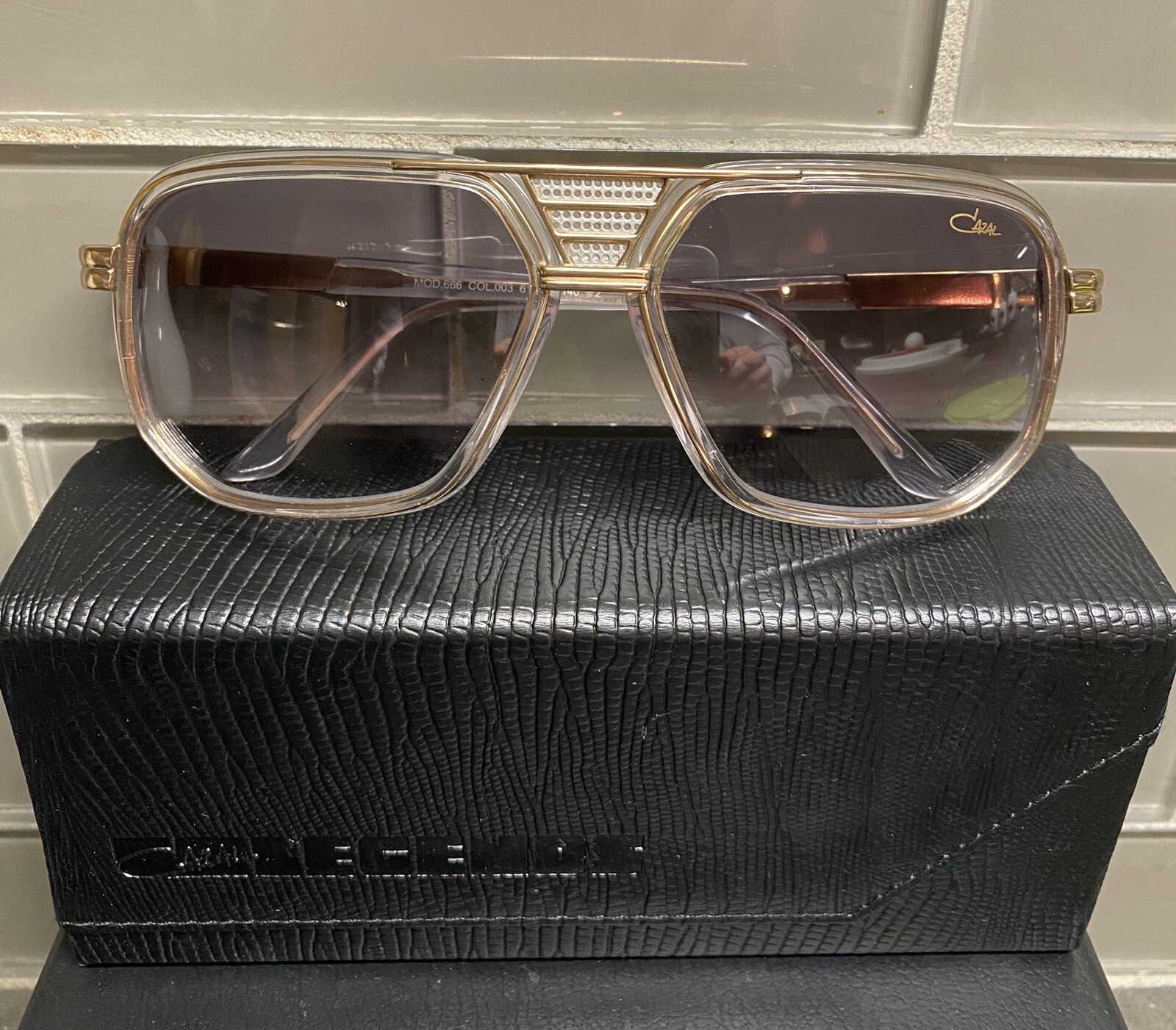 CAZAL Legends 666 61/16/140mm Aviator Sunglasses Color 003