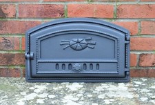 47.5 cm x 29.5 cm cast iron fire door clay/bread oven door/pizza smoke house