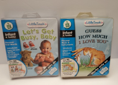 Leap Frog Little Touch Library Guess How Much I Love You Lets Get Busy Baby