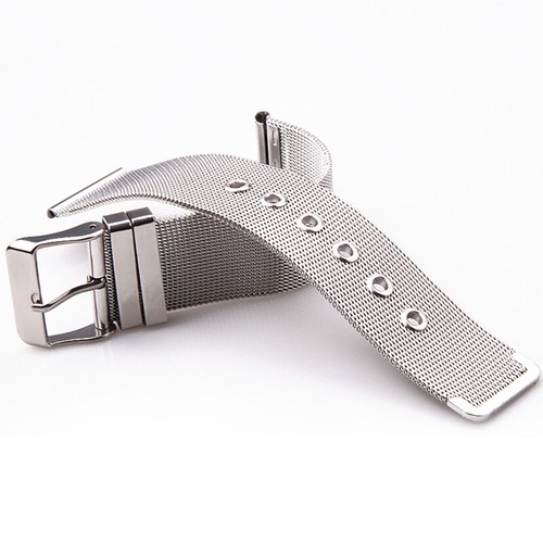 Mesh Watch Strap Band Wristwatch Stainless Steel Replacement-14/16/18/20/22/24mm - Picture 5 of 35