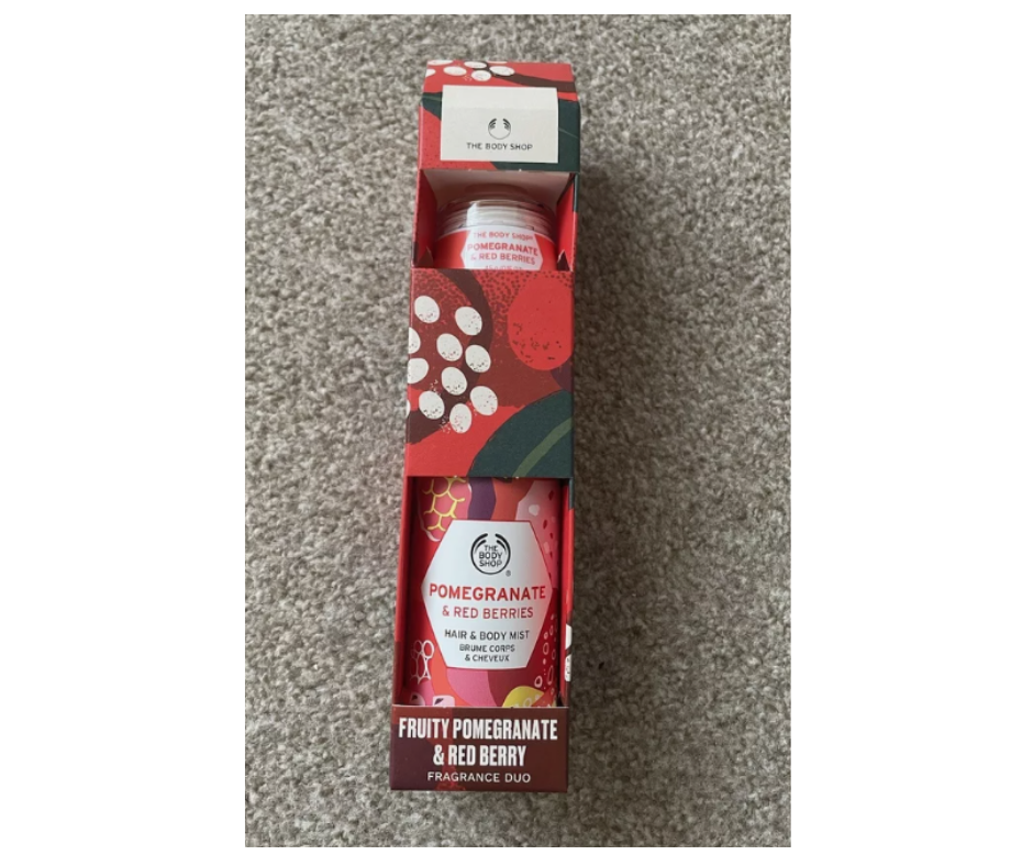 Body Shop Pomegranate Red Berries Fragrance/Perfume Gift Set