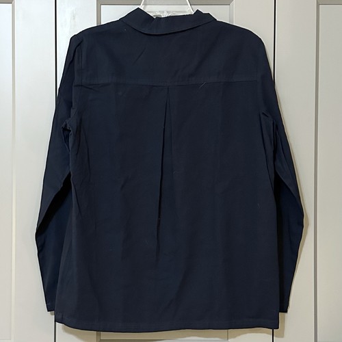 Giacca da lavoro LACAUSA Claire blu stile lavoro blu navy misto cotone taglia small - Foto 2 di 7
