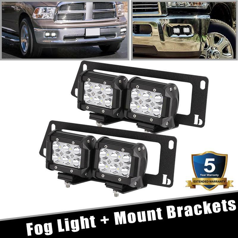 ram 2500 led pod fog lights Dodge RAM Fog Light Kit