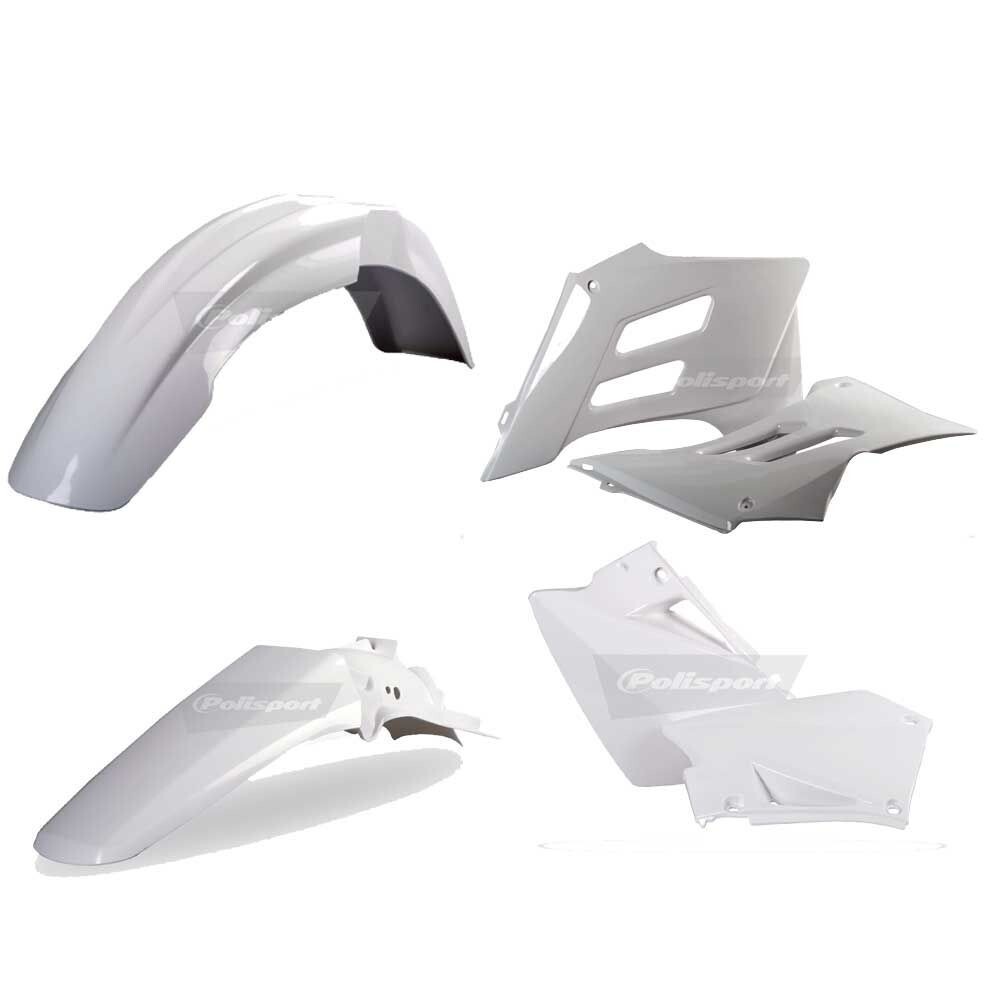 Plastique Gaz Gaz EC 125 2005 2006 blanc kit carrosserie moto enduro cross ECE
