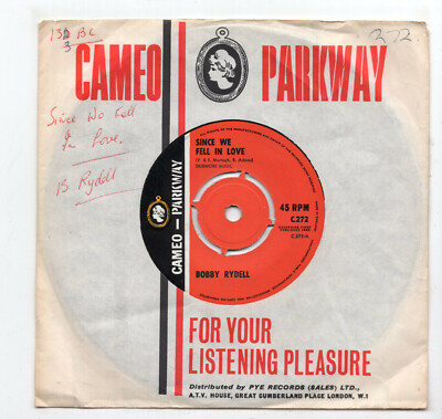 (M870) Bobby Rydell, Since We Fell In Love - 1963 - 7'' vinyl