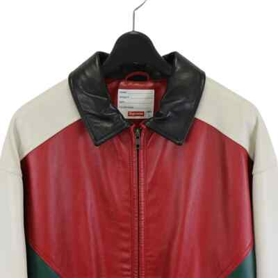 ジャケット・アウター SUPREME Studded Arc Logo Leather Jacket Supreme Studded Arc Logo Leather Jacket 2018SS Sheepskin