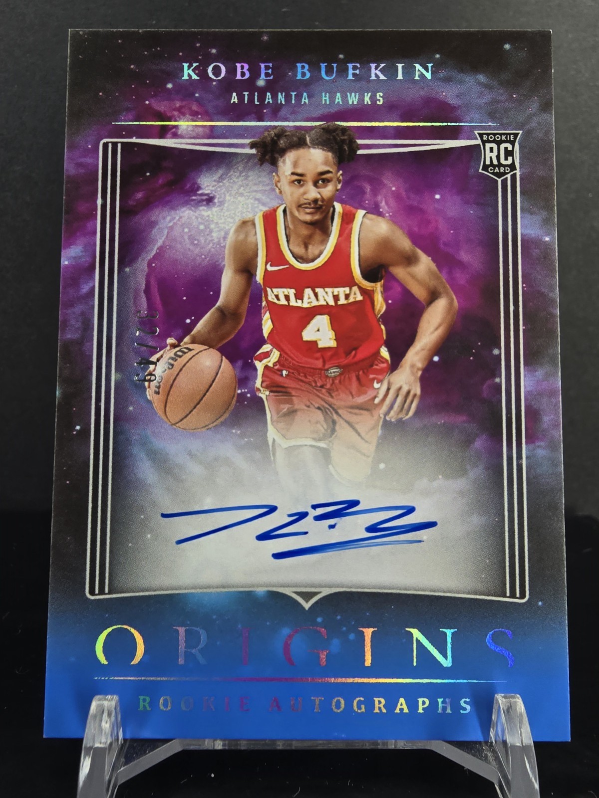 5-576 - 2023-24 Panini Origins - Auto Kobe Bufkin #RA-KBA Blue /49 (AU, RC)