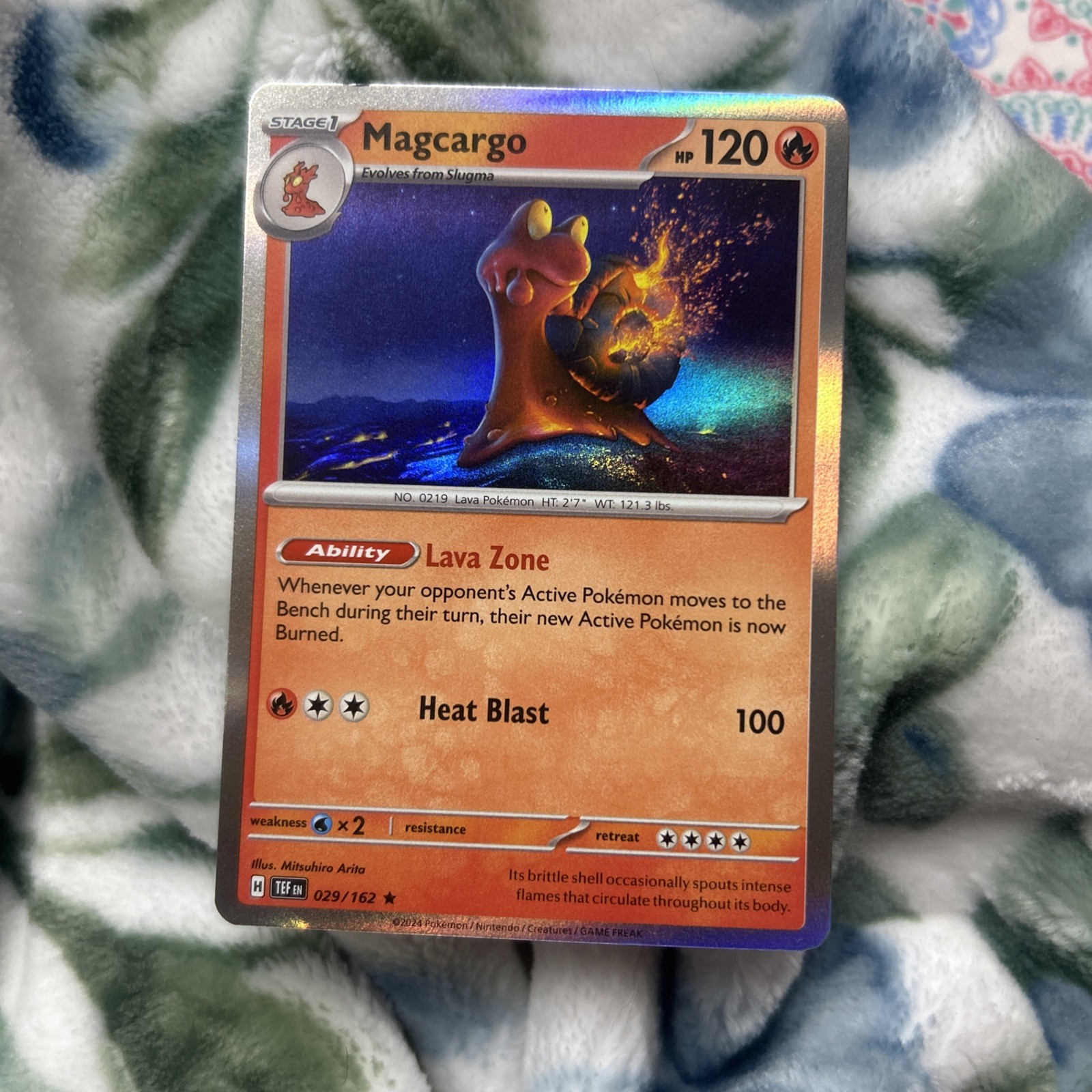 Magcargo Pokemon Card