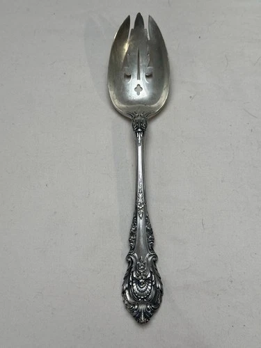 Wallace Sterling Silver 925 Antique Serving Spoon 90 Grans