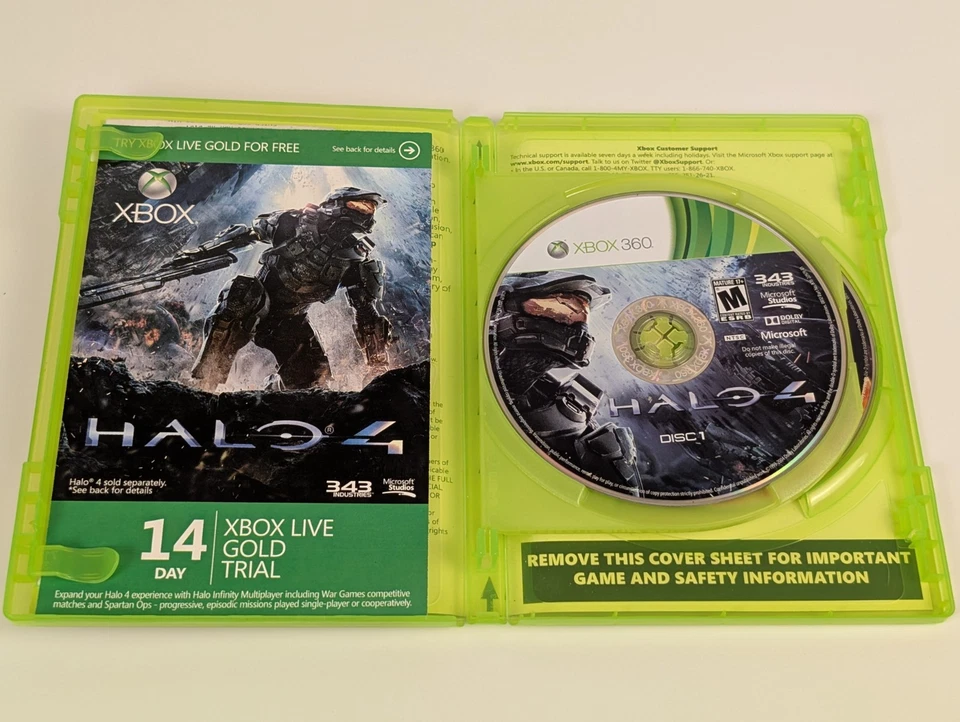 Halo 4 (Microsoft Xbox 360, 2012) ➡️CIB Complete  - Tested - Near Mint 📀! - Image 3 of 4