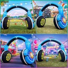 10FT Inflatable Headphones Archway for 80's 90's Party Decorations