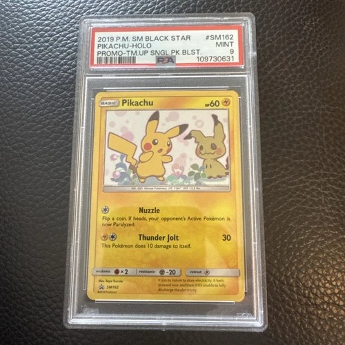 Pikachu SM162 (Sun & Moon Promo) - PSA 9