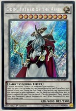 LC5D-EN191 Odin, Father of the Aesir - Secret Rare 1st Edition Lightly Played