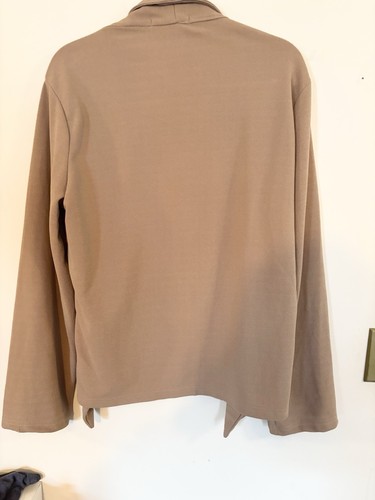 Doublju open front tan lightweight blazer size 2X NWT - Picture 3 of 6