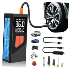 Tire Inflator Portable Air Compressor, 150 PSI Cordless Electric Portable Air 