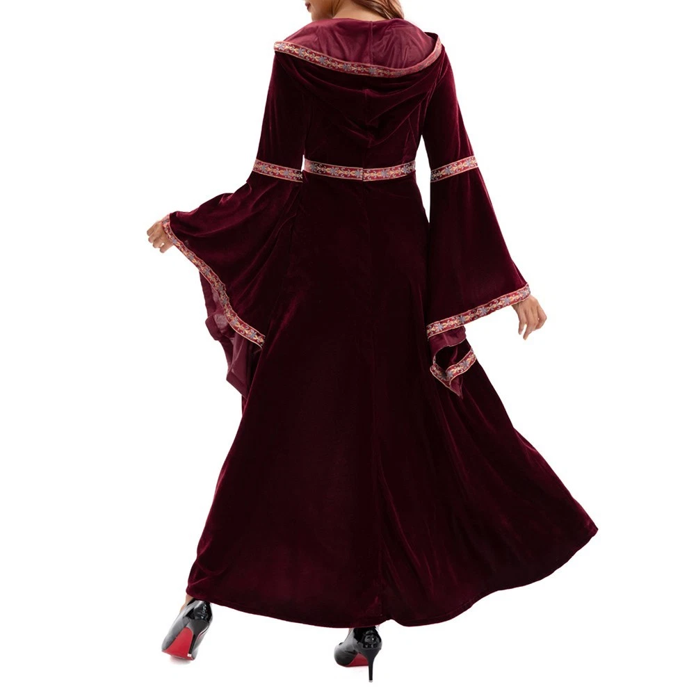 VETEMENTS Costume vestito medievale con cappuccio festa casual vacanza vestito nuovo condizioni abbigliamento