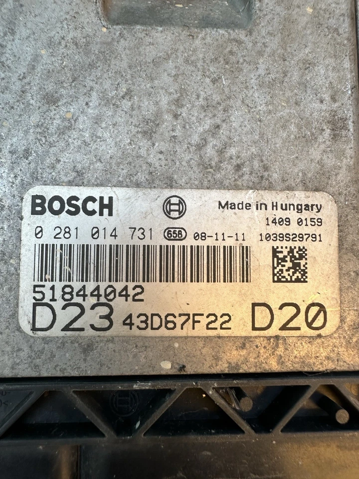 Centralina Motore Fiat Ducato 2.3 Maxi 2008 / 0281014731 / 51844042 Foto 2 de 4