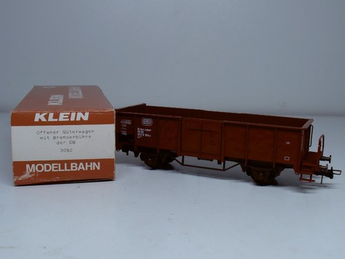 Kleinbahn Spur H0 3092 offener Güterwagen der DB Bremserbühne braun 1:87 in OVP | Zustand: Gebraucht