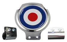 Mod Target Scooter Bar Badge - FREE BRACKET & FIXINGS
