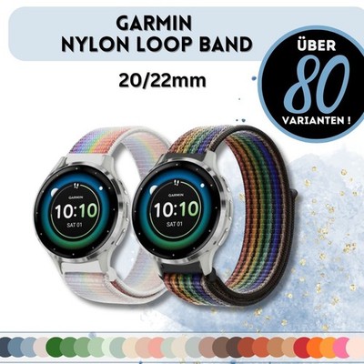 Garmin Nylon Sport Armband vívoactive Forerunner Venu Sq Watch   20mm 22mm Band