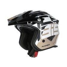 Casco Acerbis JET ARIA GRAPHIC Nero Marrone Moto Scooter ECE 2206 0026602.320