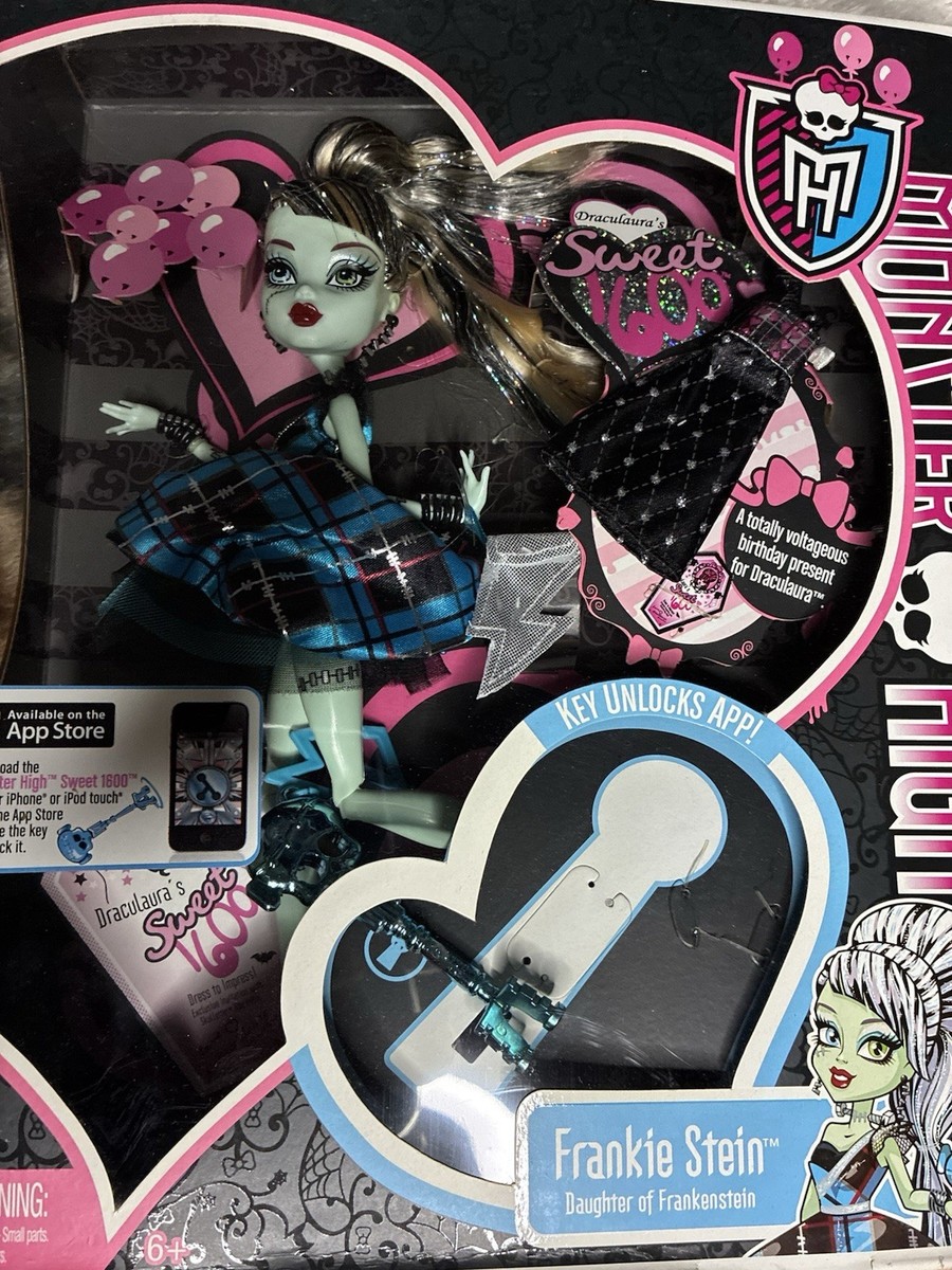 Monster High Sweet 1600 Frankie Stein Doll W9190 Mattel for sale