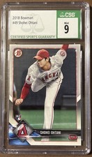 2018 Bowman #49 Shohei Ohtani, CSG 9