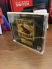 Caution Seaman Dreamcast CIB, Tested And Working, No Microphone
