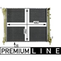 KüHler MotorküHlung Mahle CR 2004 000P FüR Fiat Panda