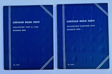 Whitman Album Lincoln Wheat Cent Lot 1909-1945