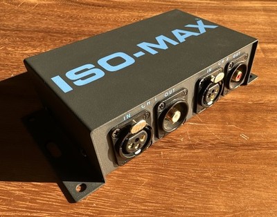 Iso-Max Jensen PI-2XR Audio Isolator - XLR to RCA