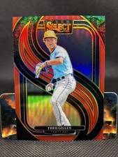 2025 Panini Select - Premier Level Theo Gillen #118 Red Flash Prizm /149 (RC)