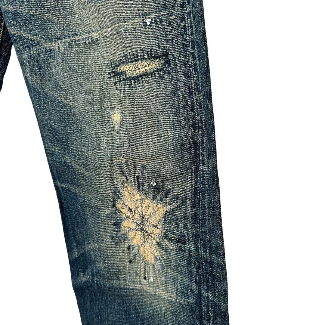 KAPITAL  デニムパンツ　チャーマン KAPITAL Made in Japan Size 32 Patchwork denim pants limited