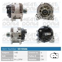 Meat & Doria Lichtmaschine Generator FüR Vw Golf V 1K1 1.4 Tsi Touran 1T1 1T2