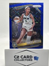 2025 Panini Prizm WNBA Angel Reese Blue Velocity Prizm #92 Chicago Sky