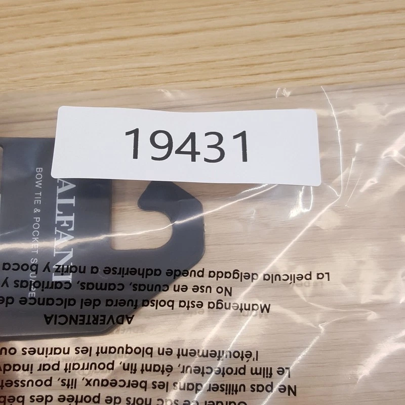 ALFANI Bow Tie Gray Birds Eye Geometric Pre-Tied - Image 3 of 3