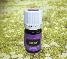 Young Living Envision Essential Oil 5ml w. Spruce, Geranium, Rose,, NEW SEALED