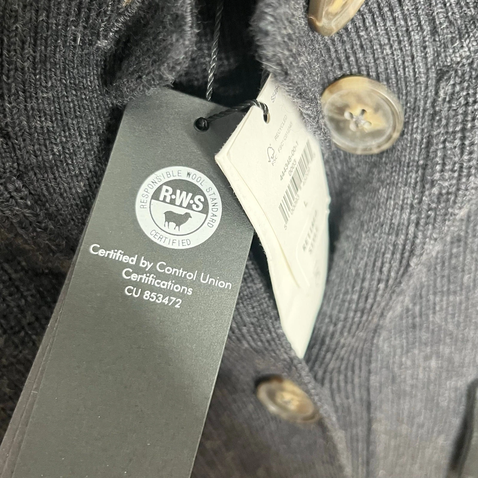 VETEMENTS Abito maglione donna Banana Republic lana merino scamosciata L grigio nero utility coat