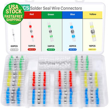 200PCS Solder Seal Heat Shrink Wire Connectors Waterproof Marine Automotive