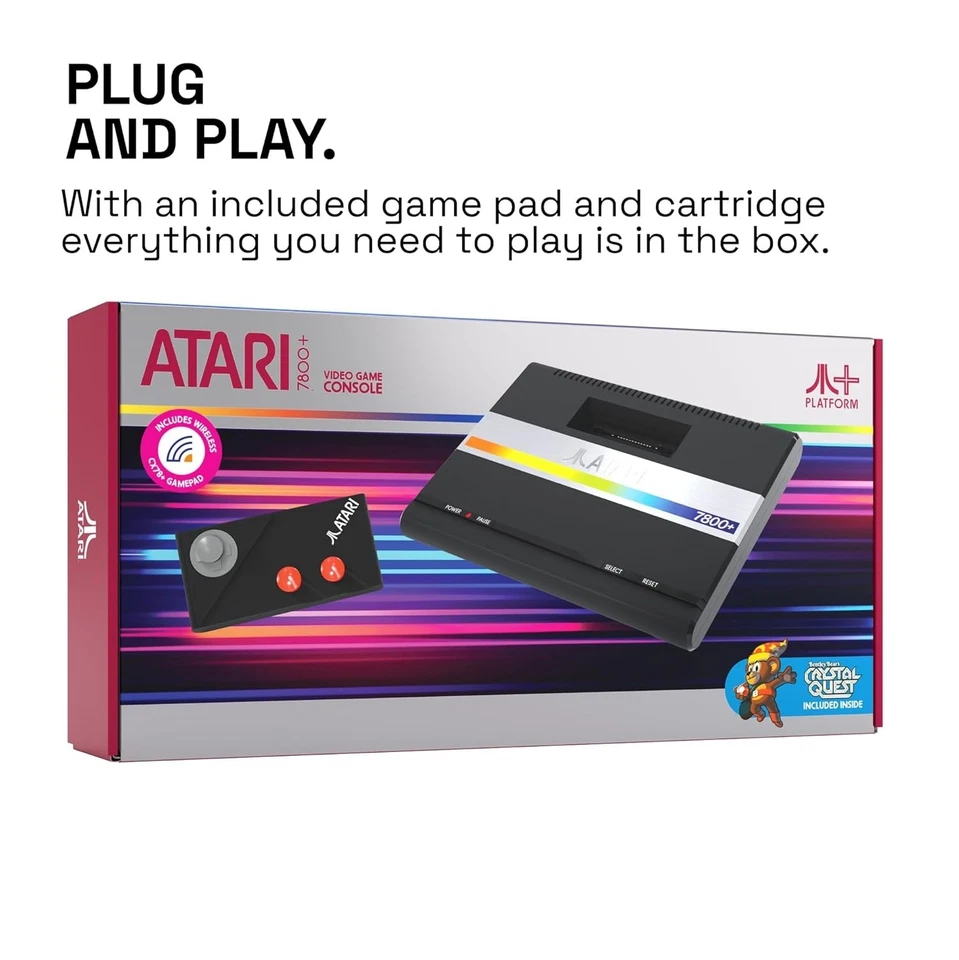 NUEVO Consola Oficial Atari 7800+ y Controlador Inalámbrico - Salida HDMI Foto 4 de 4