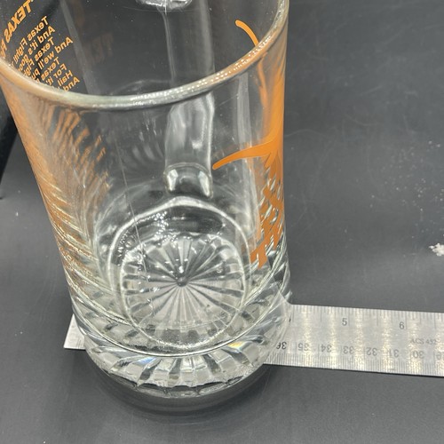 Vintage University of Texas Longhorn Fight Song Glass Beer Mug 6.75" Tall - Picture 10 of 10