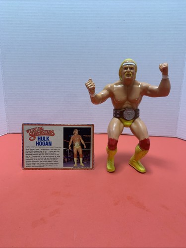 1984 LJN Wrestling Superstars Hulk Hogan with Cham...