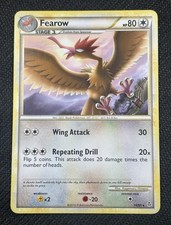 Fearow 15/95 Regular Rare HGSS Unleashed 2010 - Pokemon Card TCG (NM)