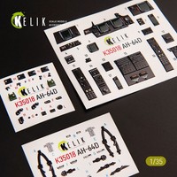 Kelik K35018 - 1:35 AH-64D Apache Interior 3D Decals For Takom Kit - Neu